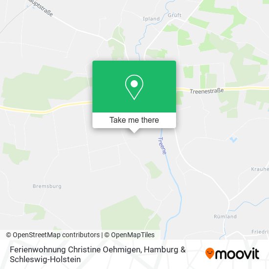 Ferienwohnung Christine Oehmigen map