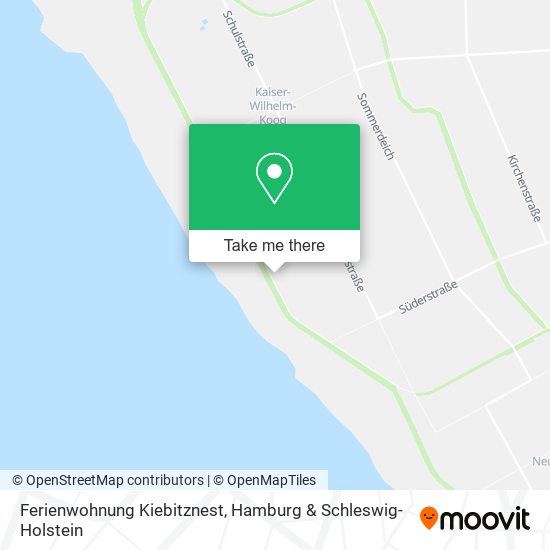 Ferienwohnung Kiebitznest map