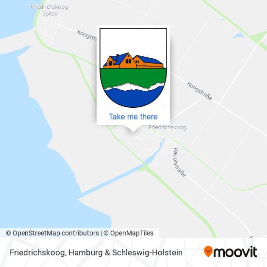 Friedrichskoog map