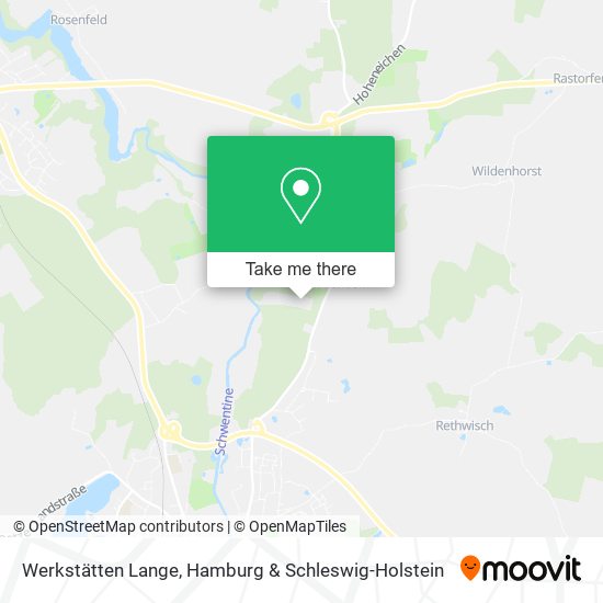 Werkstätten Lange map