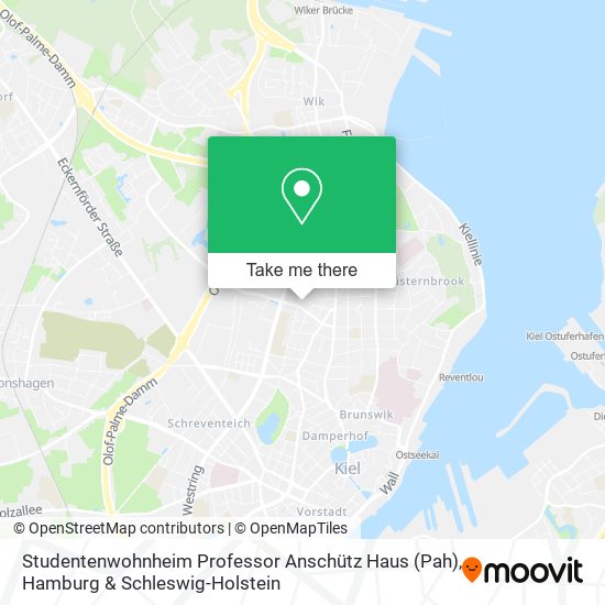 Studentenwohnheim Professor Anschütz Haus (Pah) map