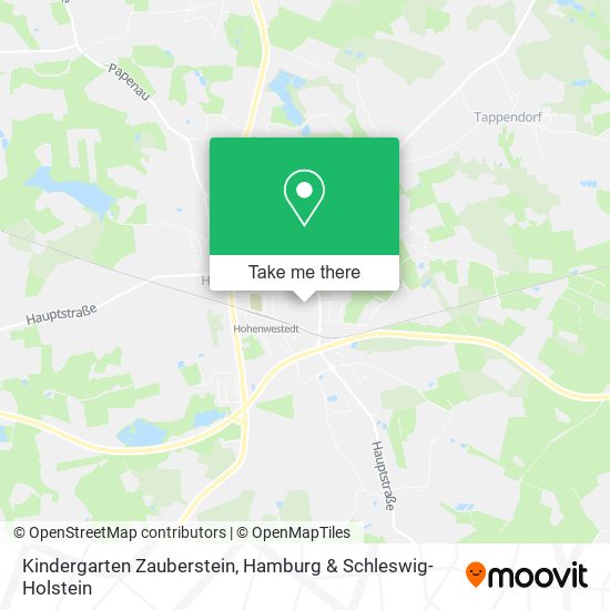 Kindergarten Zauberstein map