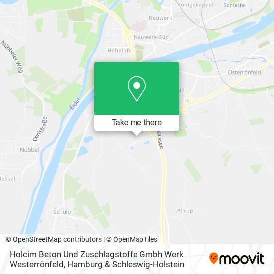 Holcim Beton Und Zuschlagstoffe Gmbh Werk Westerrönfeld map