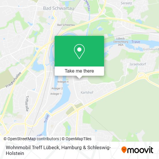 Карта Wohnmobil Treff Lübeck