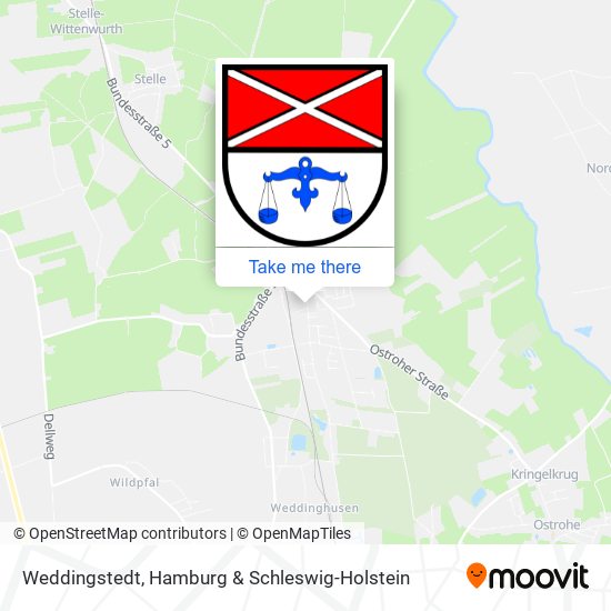 Weddingstedt map