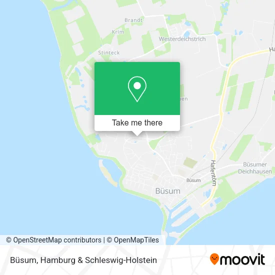 Карта Büsum