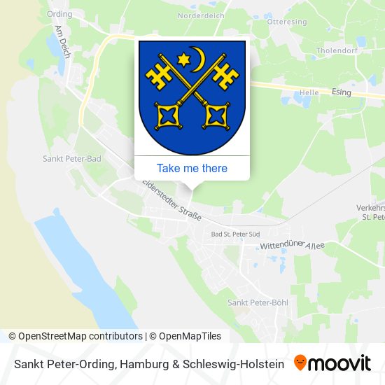 Sankt Peter-Ording map