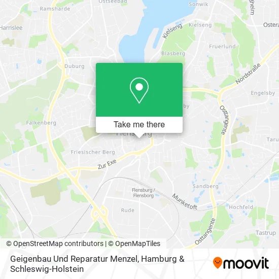 Карта Geigenbau Und Reparatur Menzel