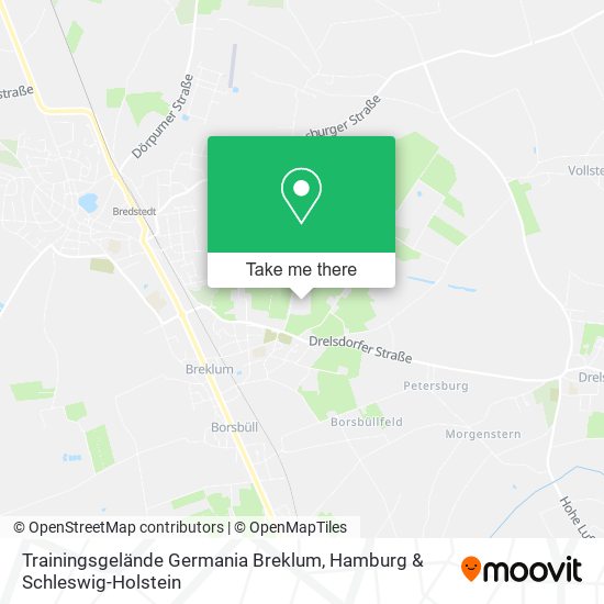 Trainingsgelände Germania Breklum map