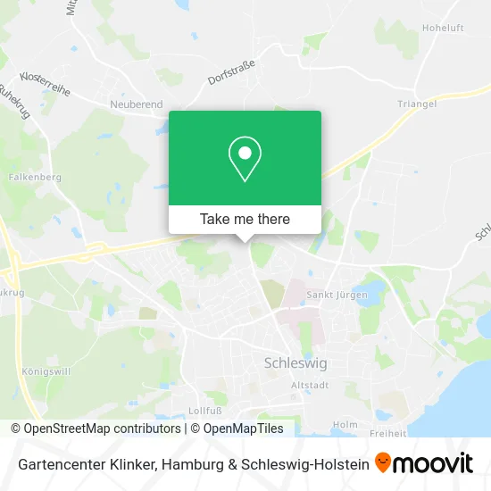 Карта Gartencenter Klinker