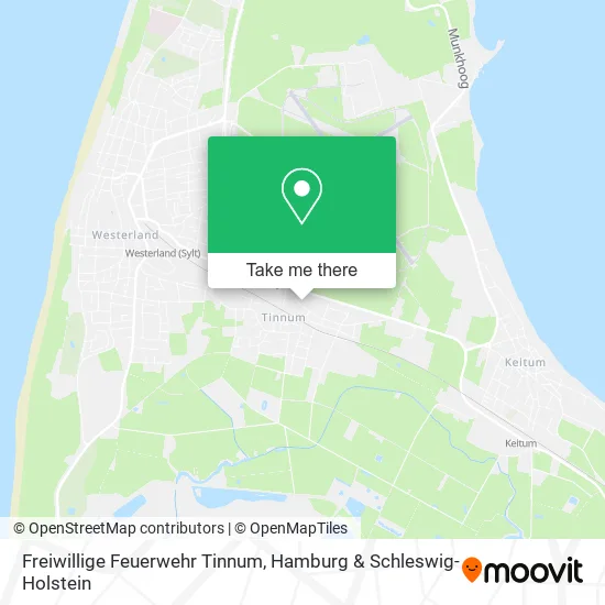 Карта Freiwillige Feuerwehr Tinnum