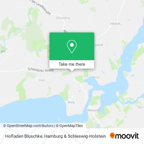 Карта Hofladen Bluschke