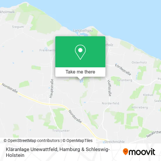 Карта Kläranlage Unewattfeld