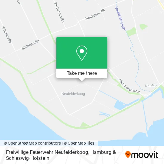 Карта Freiwillige Feuerwehr Neufelderkoog