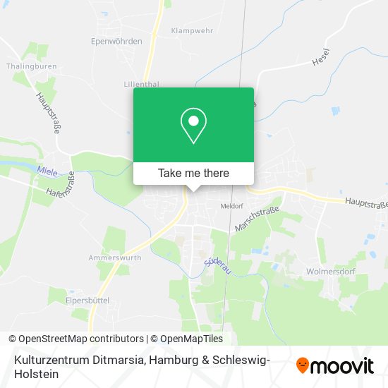 Kulturzentrum Ditmarsia map