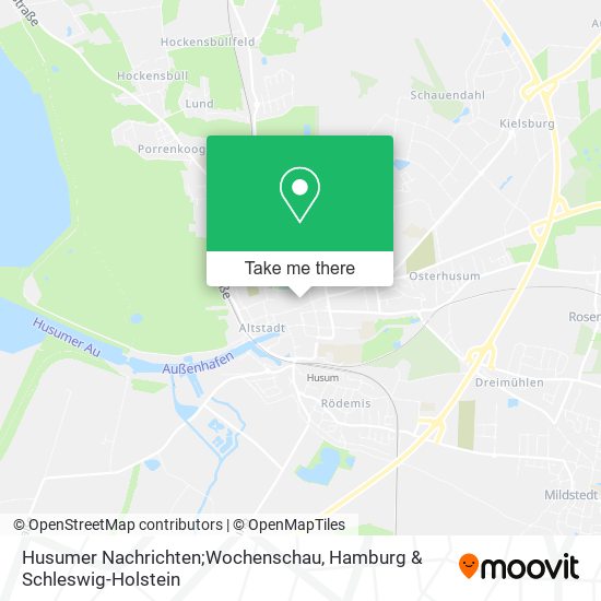 Карта Husumer Nachrichten;Wochenschau