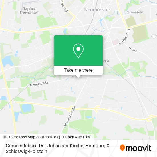 Карта Gemeindebüro Der Johannes-Kirche
