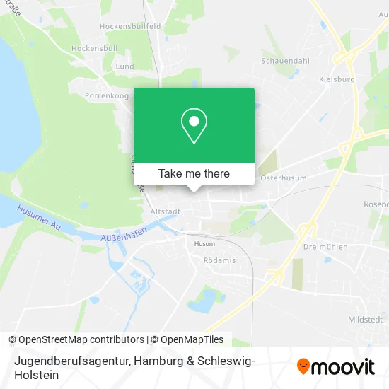 Jugendberufsagentur map