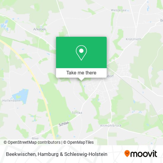 Beekwischen map