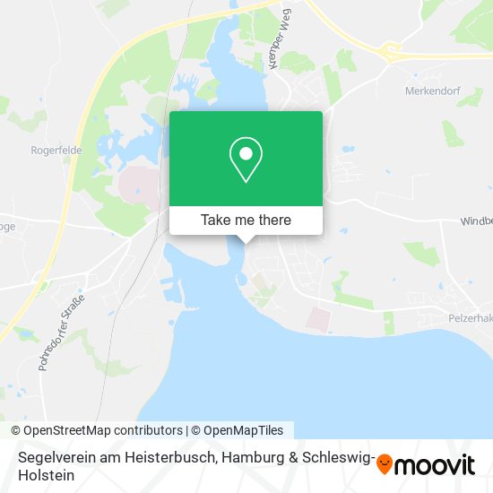 Segelverein am Heisterbusch map