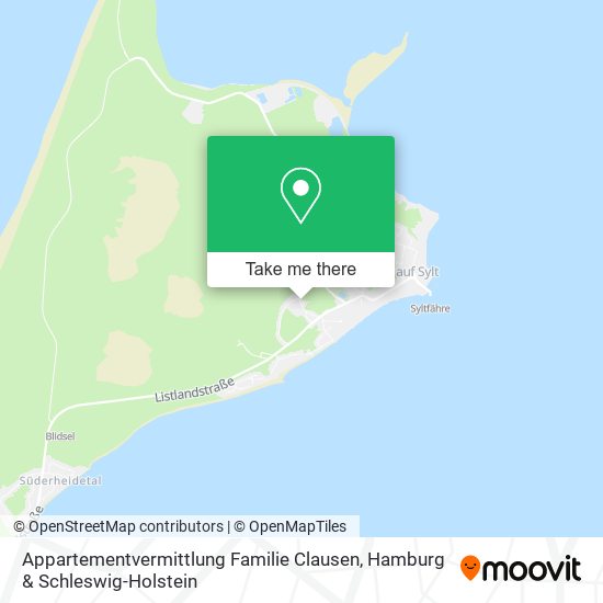 Appartementvermittlung Familie Clausen map