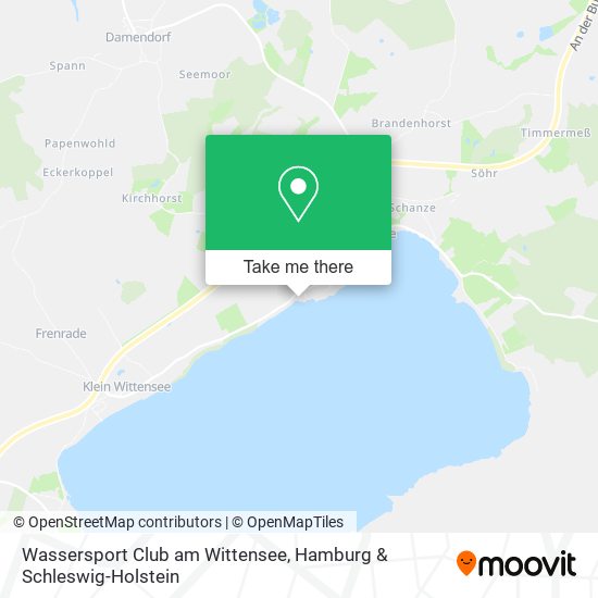 Wassersport Club am Wittensee map