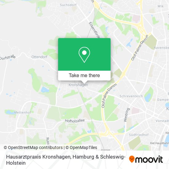Hausarztpraxis Kronshagen map