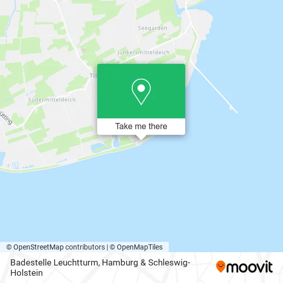 Карта Badestelle Leuchtturm