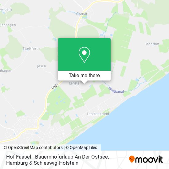Hof Faasel - Bauernhofurlaub An Der Ostsee map