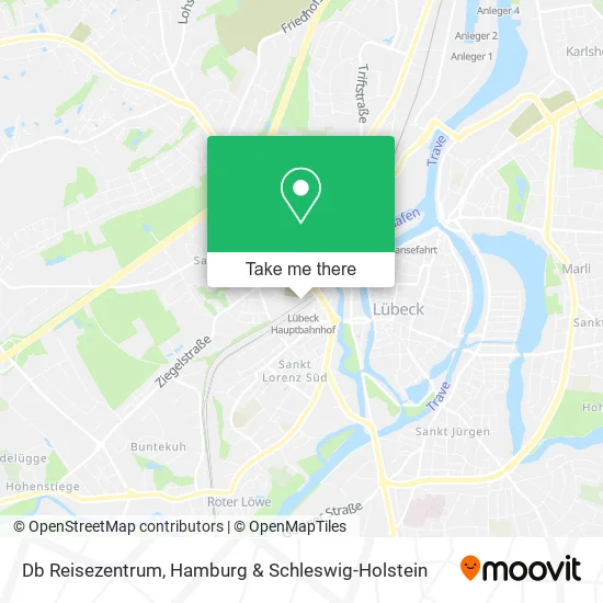 Карта Db Reisezentrum