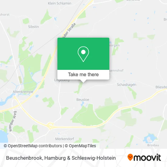 Карта Beuschenbrook