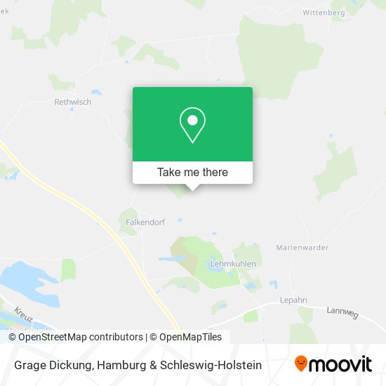 Grage Dickung map