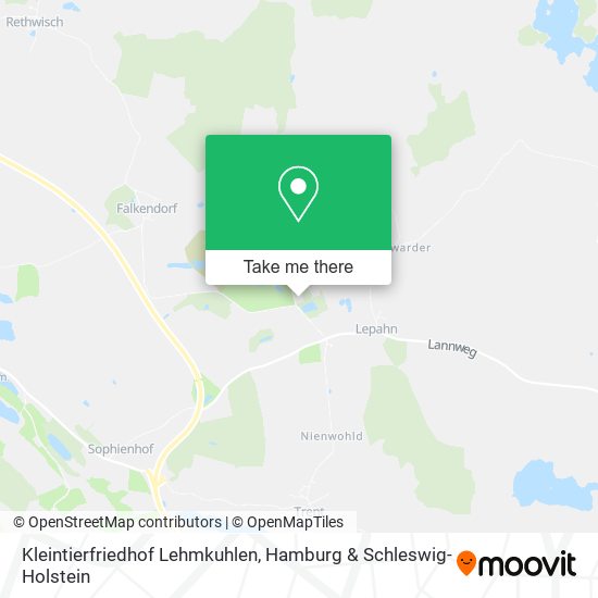 Kleintierfriedhof Lehmkuhlen map