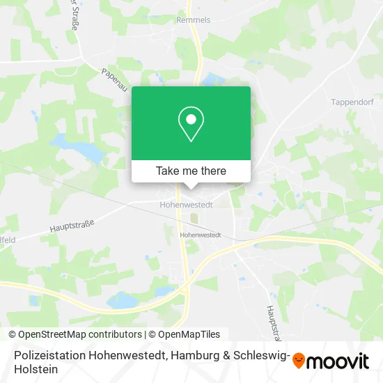 Карта Polizeistation Hohenwestedt
