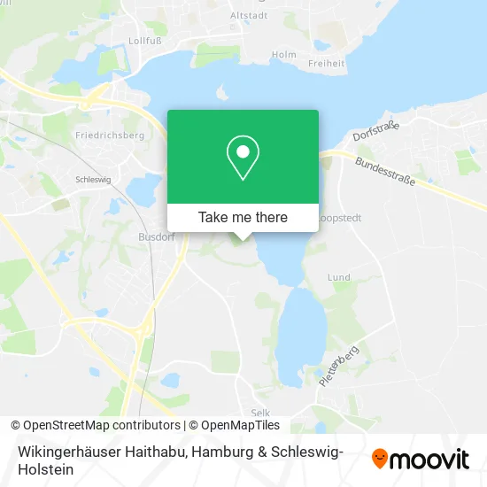 Карта Wikingerhäuser Haithabu