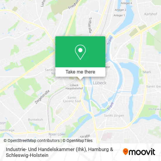 Карта Industrie- Und Handelskammer (Ihk)