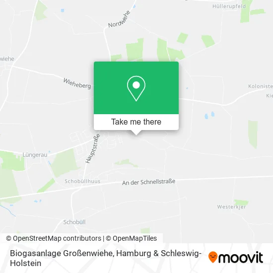 Карта Biogasanlage Großenwiehe
