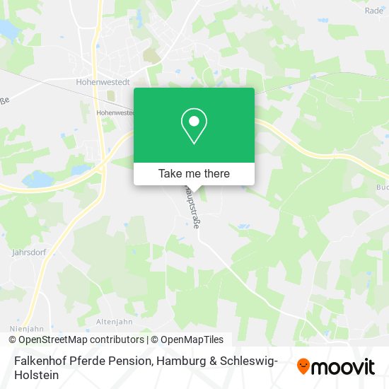 Falkenhof Pferde Pension map