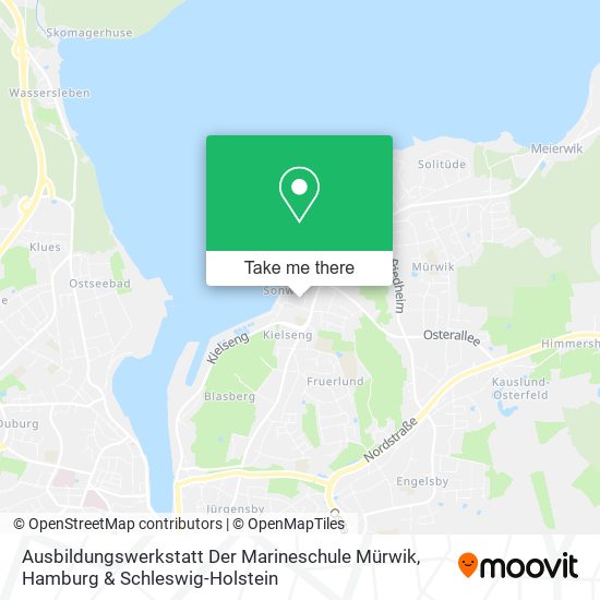 Карта Ausbildungswerkstatt Der Marineschule Mürwik