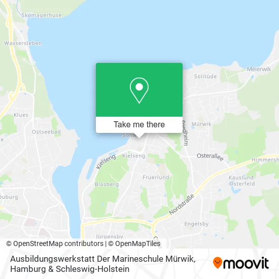 Карта Ausbildungswerkstatt Der Marineschule Mürwik
