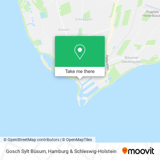 Карта Gosch Sylt Büsum