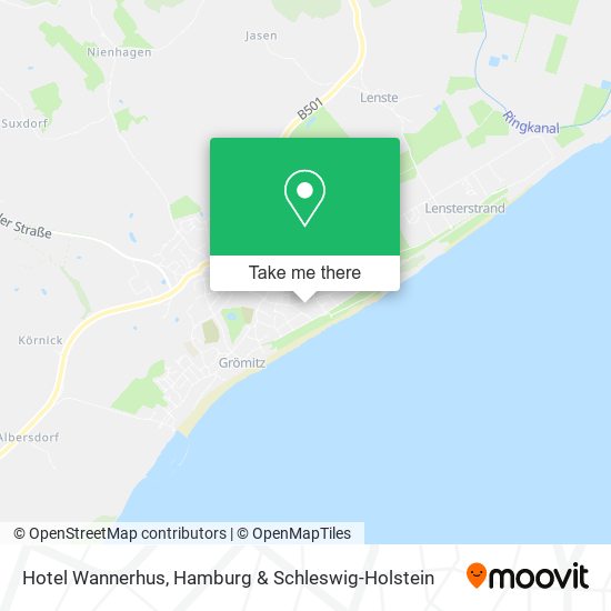 Hotel Wannerhus map