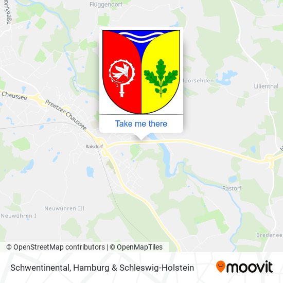 Schwentinental map