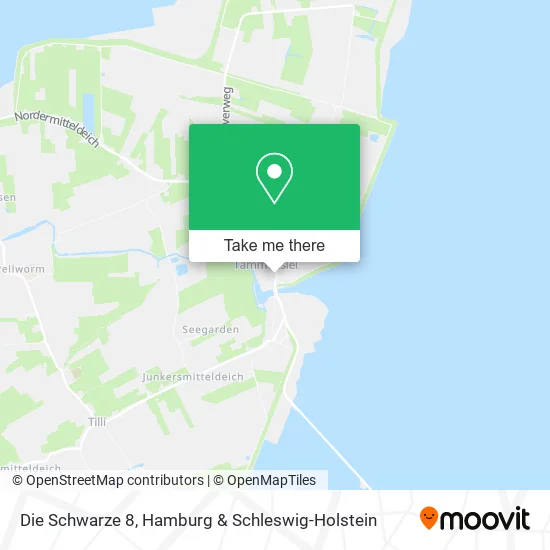 Карта Die Schwarze 8