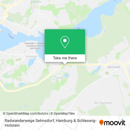 Radwanderwege Selmsdorf map
