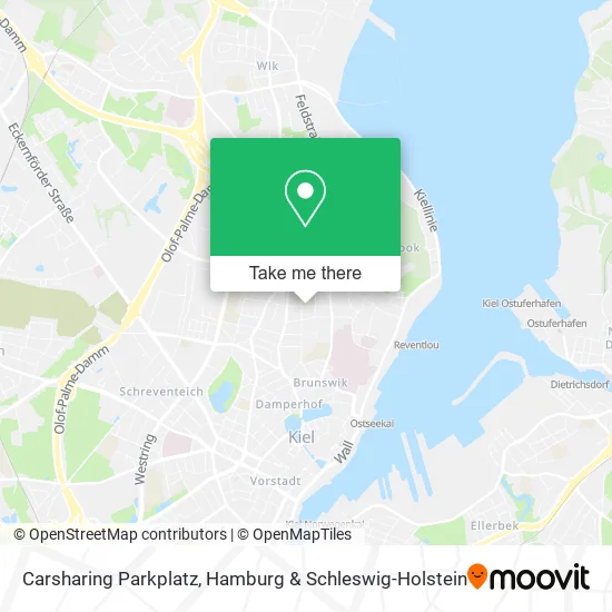 Карта Carsharing Parkplatz