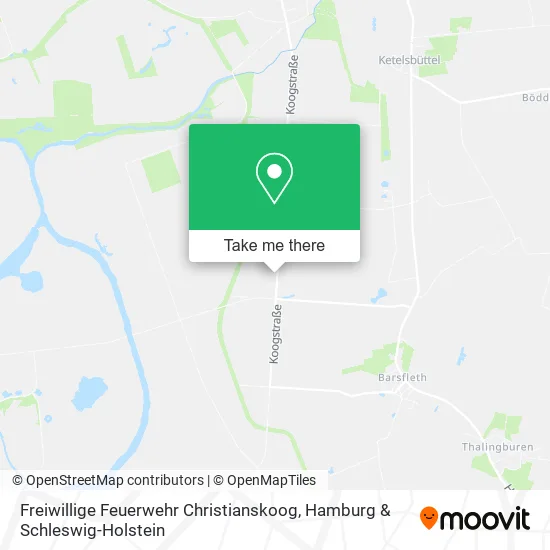 Карта Freiwillige Feuerwehr Christianskoog