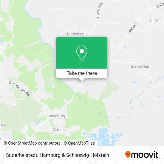 Карта Süderheistedt