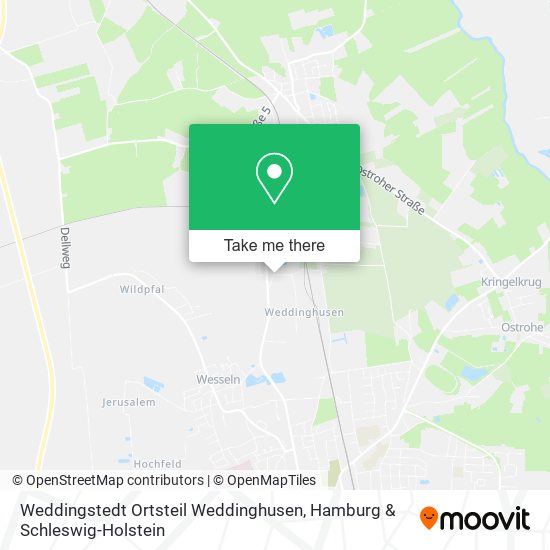 Weddingstedt Ortsteil Weddinghusen map