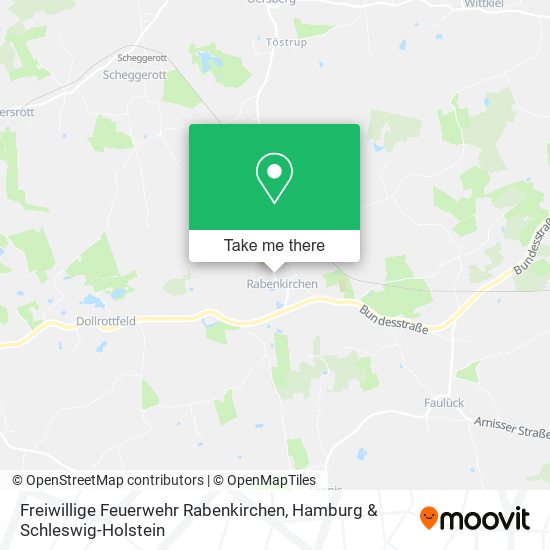 Карта Freiwillige Feuerwehr Rabenkirchen